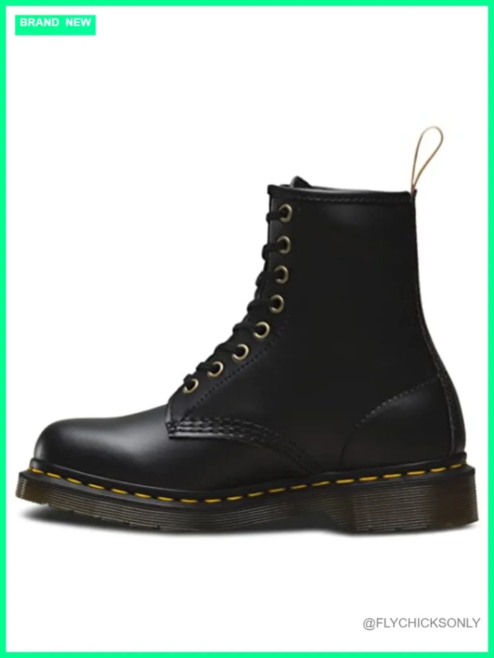 Vegan 1460 8 Eye Combat Boot Lace-Up